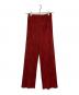 PLEATS PLEASE（プリーツプリーズ）の古着「プリーツパンツ」｜レッド