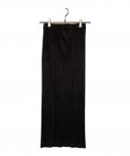 PLEATS PLEASEプリーツプリーズ）の古着「プリーツスカート」｜グレー