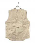 Snow peakスノーピーク）の古着「22SS TAKIBI Canvas Vest」｜アイボリー