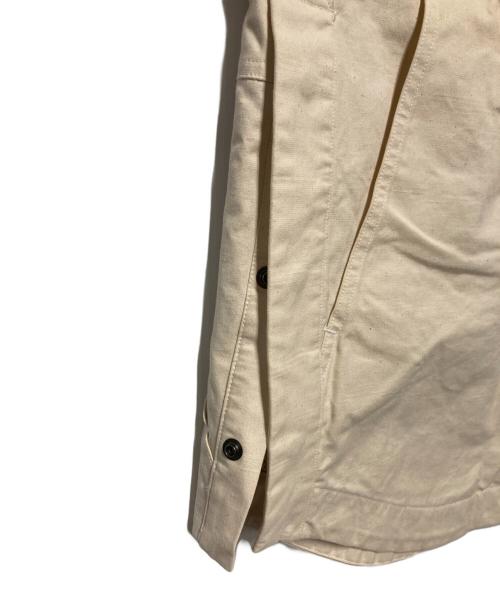 Snow peak（スノーピーク）Snow peak (スノーピーク) 22SS TAKIBI Canvas Vest アイボリー サイズ:Lの古着・服飾アイテム