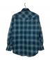 PENDLETON (ペンドルトン) 90s オンブレチェックウエスタンシャツ ブルー サイズ:S：8000円