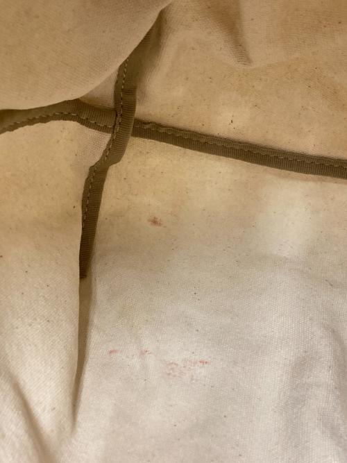 IACUCCI（イアクッチ）IACUCCI (イアクッチ) キャンバス×レザー メッシュトートバッグ ホワイト×ブラックの古着・服飾アイテム