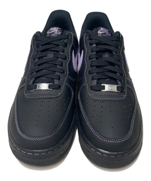 NIKE（ナイキ）NIKE (ナイキ) AIR FORCE 1 LOW  / ローカットスニーカー ブラック×パープル サイズ:US9.5の古着・服飾アイテム