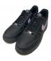 NIKE（ナイキ）の古着「AIR FORCE 1 LOW  / ローカットスニーカー」｜ブラック×パープル