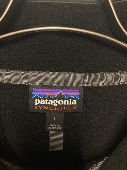 Patagonia（パタゴニア）Patagonia (パタゴニア) 21AW Lightweight Synchilla Snap-T / フリースプルオーバー ブラック サイズ:Lの古着・服飾アイテム
