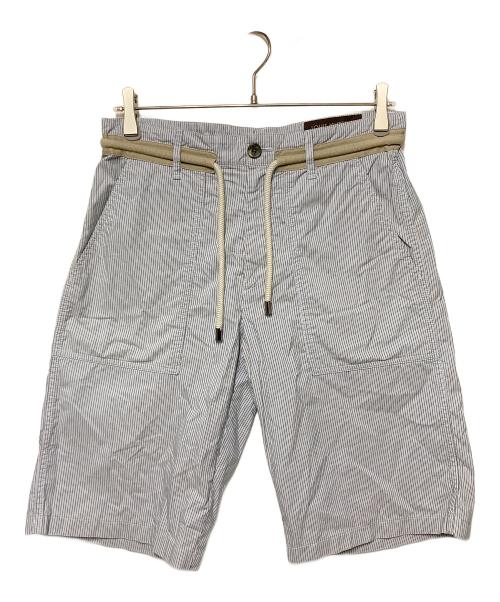 LOUIS VUITTON（ルイ ヴィトン）LOUIS VUITTON (ルイ ヴィトン) ストライプショートパンツ ブルー サイズ:38の古着・服飾アイテム