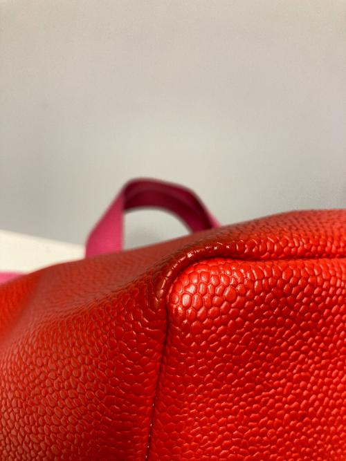 Herve Chapelier（エルベシャプリエ）Herve Chapelier (エルベシャプリエ) リュクス舟型トートS / ハンドバッグ オレンジの古着・服飾アイテム