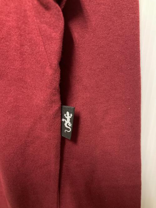 agnes b homme（アニエスベーオム）agnes b homme (アニエスベーオム) スナップボタンコットンカーディガン ワインレッド サイズ:1 未使用品の古着・服飾アイテム