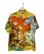 SUPREMEシュプリーム）の古着「23SS Ronin Silk S/S Shirt /半袖オープンカラーシャツ」｜マルチカラー