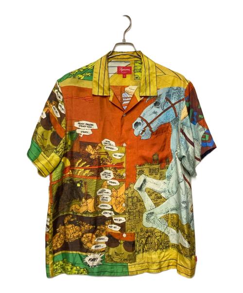 SUPREME（シュプリーム）SUPREME (シュプリーム) 23SS Ronin Silk S/S Shirt /半袖オープンカラーシャツ マルチカラー サイズ:Lの古着・服飾アイテム