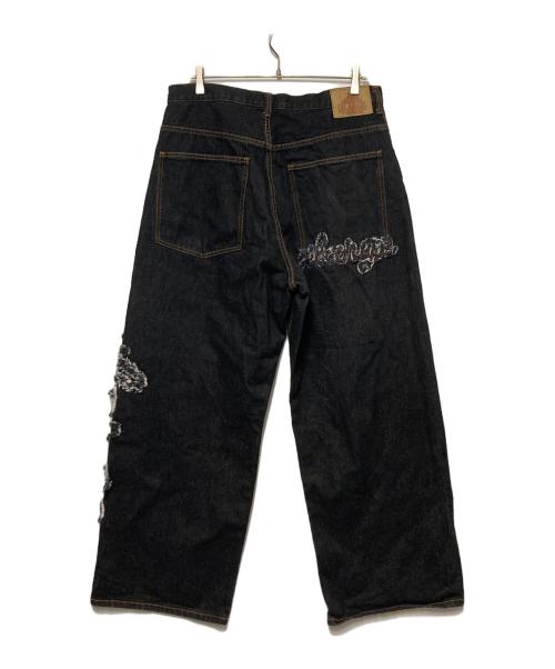 XLARGE（エックスラージ）XLARGE (エックスラージ) PATCHED DENIM PANTS / デニムパンツ インディゴ サイズ:34の古着・服飾アイテム