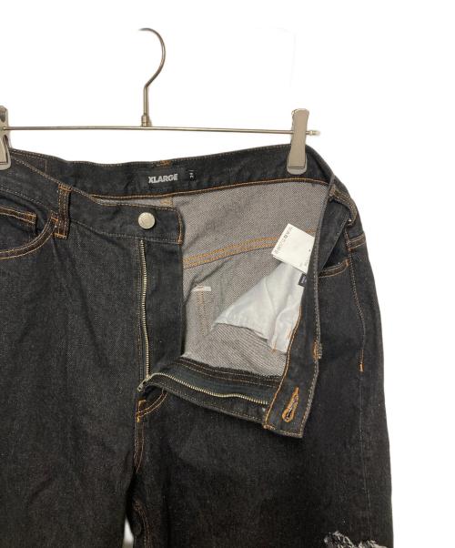 XLARGE（エックスラージ）XLARGE (エックスラージ) PATCHED DENIM PANTS / デニムパンツ インディゴ サイズ:34の古着・服飾アイテム