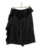 BURBERRYバーバリー）の古着「シルクスカート」｜ブラック