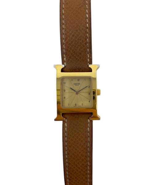 HERMES（エルメス）HERMES (エルメス) リストウォッチ ゴールドの古着・服飾アイテム