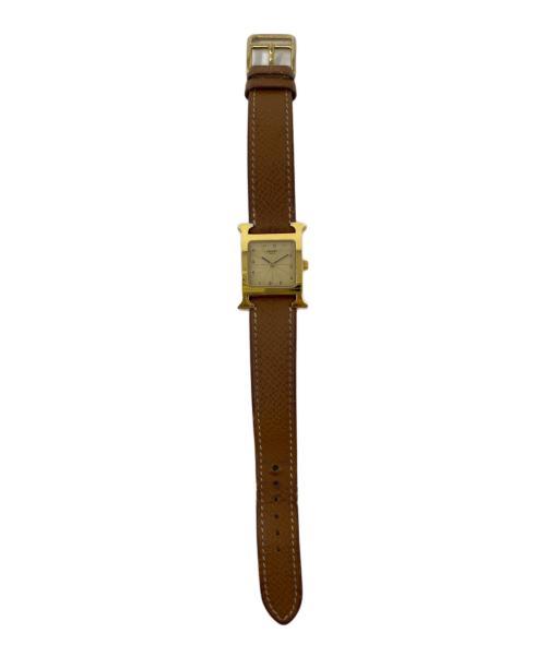 HERMES（エルメス）HERMES (エルメス) リストウォッチ ゴールドの古着・服飾アイテム