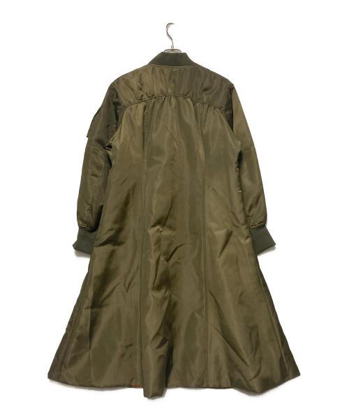 furfur（ファーファー）furfur (ファーファー) MA-1フレアロングコート カーキ サイズ:1の古着・服飾アイテム