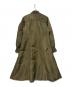 furfur (ファーファー) MA-1フレアロングコート カーキ サイズ:1：13000円