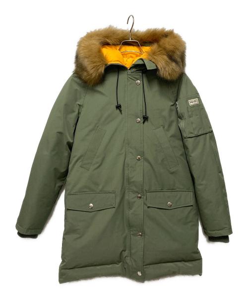 KENZO（ケンゾー）KENZO (ケンゾー) フェイクファーダウンコート グリーン サイズ:XS 未使用品の古着・服飾アイテム