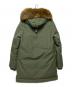 KENZO (ケンゾー) フェイクファーダウンコート グリーン サイズ:XS 未使用品：40000円
