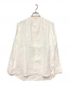 45Rフォーティファイブ・アール）の古着「バンドカラーシャツ」｜ホワイト