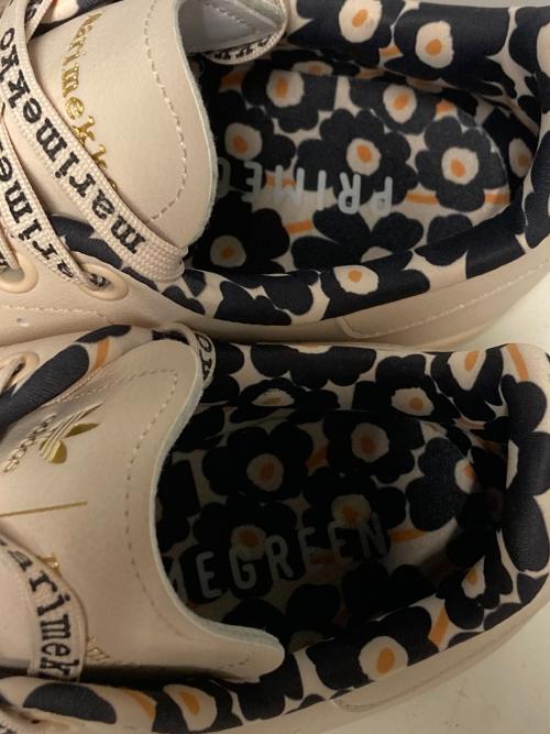 adidas（アディダス）adidas (アディダス) marimekko (マリメッコ) STAN SMITH / ローカットスニーカー ピンクベージュ サイズ:US7の古着・服飾アイテム