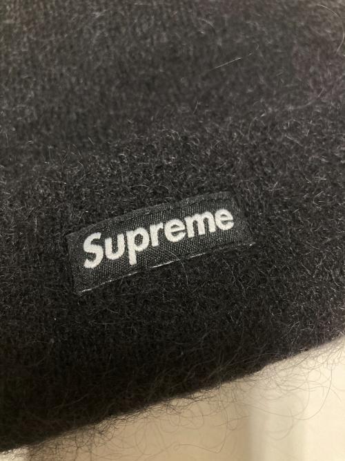 SUPREME（シュプリーム）SUPREME (シュプリーム) 23FW Mohair Beanie / モヘアブレンドボックスロゴニットキャップ ブラックの古着・服飾アイテム