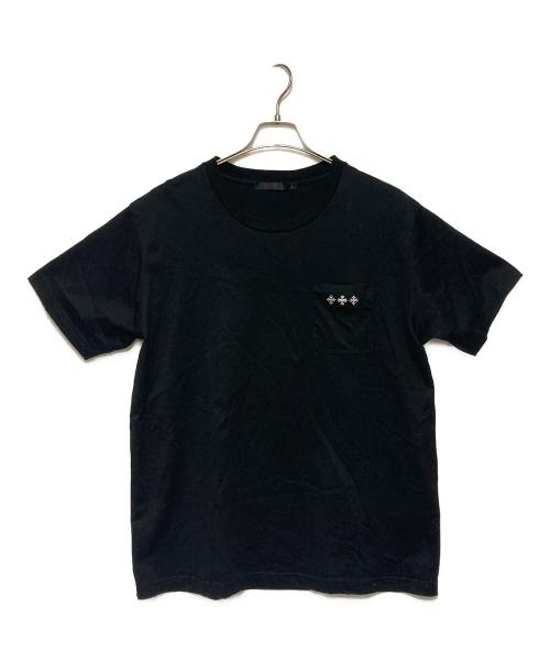 TATRAS（タトラス）TATRAS (タトラス) 24SS ロゴチャームポケットTシャツ ブラック サイズ:2の古着・服飾アイテム