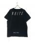 OFFWHITE (オフホワイト) NOT REALプリントTシャツ ブラック サイズ:L：8000円