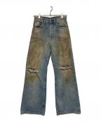 Acne studiosアクネ ストゥディオス）の古着「2021F Penicillinデニムパンツ」｜ブルー