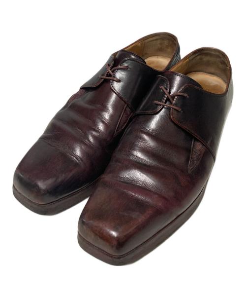 Berluti（ベルルッティ）Berluti (ベルルッティ) スクエアトゥレザーシューズ ブラウン サイズ:10の古着・服飾アイテム