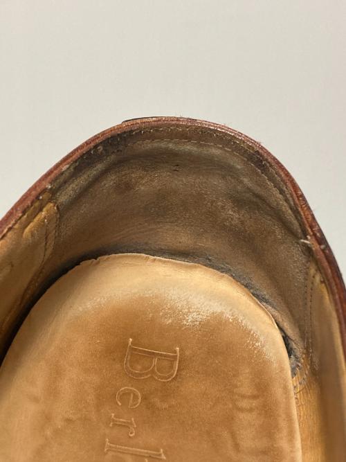 Berluti（ベルルッティ）Berluti (ベルルッティ) スクエアトゥレザーシューズ ブラウン サイズ:10の古着・服飾アイテム