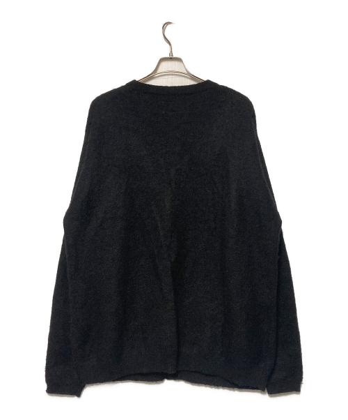 CRIMIE（クライミー）CRIMIE (クライミー) MOHAIR KNIT CARDIGAN / モヘアVネックカーディガン ブラック サイズ:XXLの古着・服飾アイテム