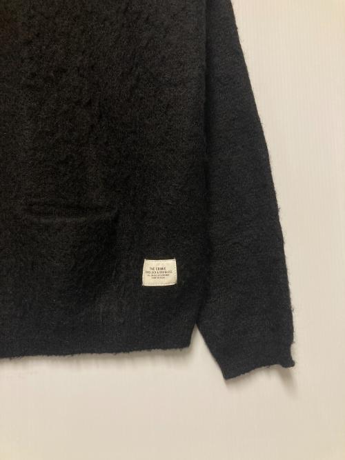CRIMIE（クライミー）CRIMIE (クライミー) MOHAIR KNIT CARDIGAN / モヘアVネックカーディガン ブラック サイズ:XXLの古着・服飾アイテム