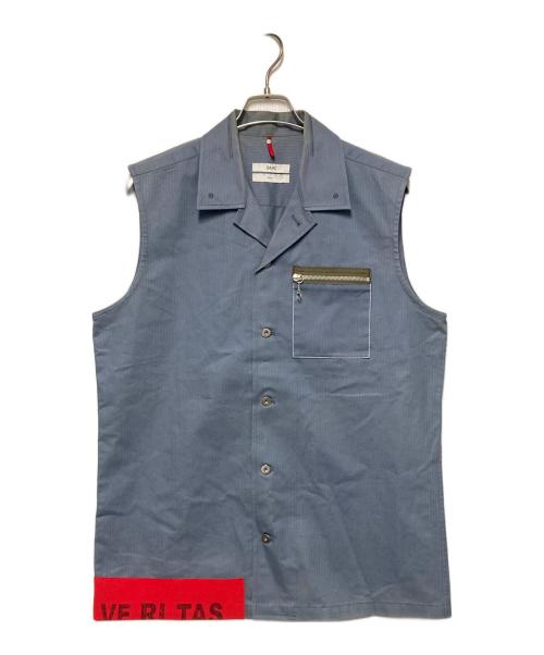 OAMC（オーエーエムシー）OAMC (オーエーエムシー) ミリタリーベスト ブルー サイズ:Mの古着・服飾アイテム