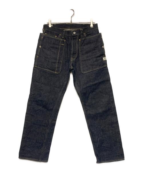 SASSAFRAS（ササフラス）SASSAFRAS (ササフラス) セルビッチデニムパンツ インディゴ サイズ:Mの古着・服飾アイテム