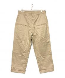 SASSAFRAS（ササフラス）の古着「WHEEL BARROW PANTS / テーパードチノパン」｜ベージュ