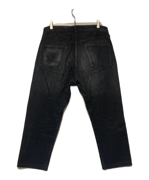241（トゥーフォーワン）241 (トゥーフォーワン) ダメージ加工セルビッチデニムパンツ ブラック サイズ:XLの古着・服飾アイテム