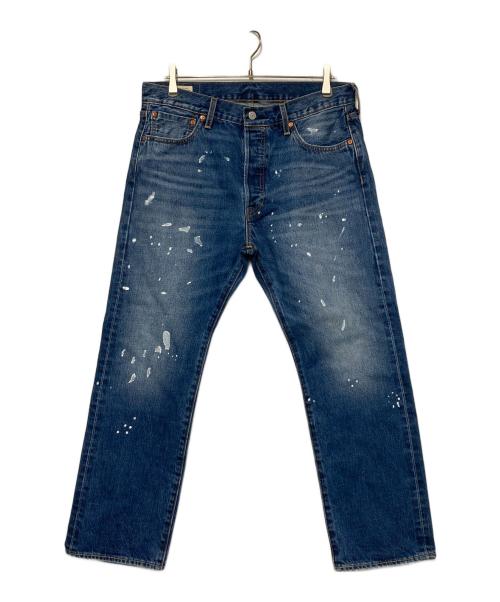 LEVI'S（リーバイス）LEVI'S (リーバイス) JOURNAL STANDARD relume (ジャーナルスタンダード レリューム) 24AW 501ペイントデニムパンツ インディゴ サイズ:W34 L28の古着・服飾アイテム
