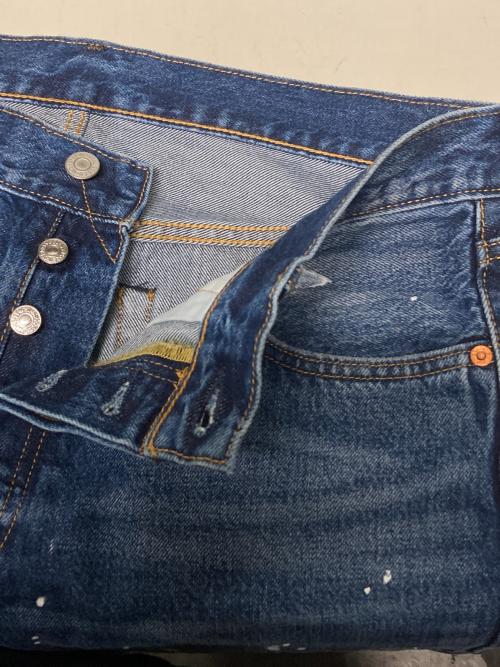 LEVI'S（リーバイス）LEVI'S (リーバイス) JOURNAL STANDARD relume (ジャーナルスタンダード レリューム) 24AW 501ペイントデニムパンツ インディゴ サイズ:W34 L28の古着・服飾アイテム