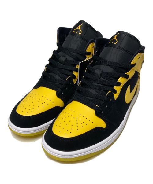 NIKE（ナイキ）NIKE (ナイキ) AIR JORDAN 1 MID SE / ハイカットスニーカー イエロー×ブラック サイズ:US11 未使用品の古着・服飾アイテム