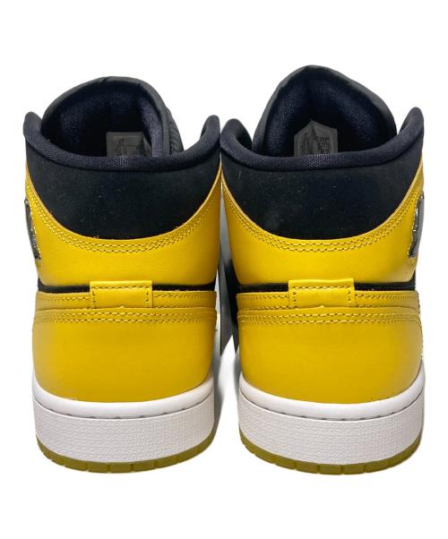 NIKE（ナイキ）NIKE (ナイキ) AIR JORDAN 1 MID SE / ハイカットスニーカー イエロー×ブラック サイズ:US11 未使用品の古着・服飾アイテム