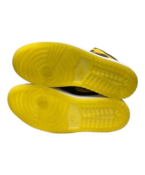 NIKE（ナイキ）NIKE (ナイキ) AIR JORDAN 1 MID SE / ハイカットスニーカー イエロー×ブラック サイズ:US11 未使用品の古着・服飾アイテム