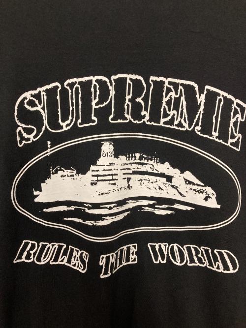 SUPREME（シュプリーム）SUPREME (シュプリーム) Corteiz (コーテイズ) 23FW Rules The World Tee / プリントTシャツ ブラック サイズ:XLの古着・服飾アイテム