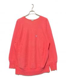 Champion REVERSE WEAVE（チャンピオン リバース ウィーブ）の古着「90s リバースウィーブクルーネックスウェット / 90年代後期」｜ピンク