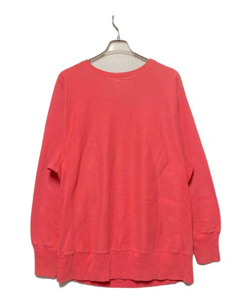Champion REVERSE WEAVE（チャンピオン リバース ウィーブ）Champion REVERSE WEAVE (チャンピオン リバース ウィーブ) 90s リバースウィーブクルーネックスウェット / 90年代後期 ピンク サイズ:XLの古着・服飾アイテム