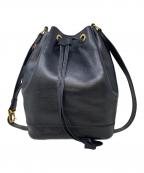 CELINEセリーヌ）の古着「巾着ショルダーバッグ」｜ブラック