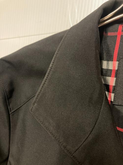 BURBERRY BLACK LABEL（バーバリーブラックレーベル）BURBERRY BLACK LABEL (バーバリーブラックレーベル) 比翼スタンドカラーコート ブラック サイズ:Mの古着・服飾アイテム