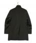 BURBERRY BLACK LABEL (バーバリーブラックレーベル) 比翼スタンドカラーコート ブラック サイズ:M：12000円