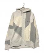 Champion×ANREALAGEチャンピオン×アンリアレイジ）の古着「裏起毛プルオーバーパーカー」｜グレー