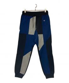 Champion×ANREALAGE（チャンピオン×アンリアレイジ）の古着「スウェットパンツ」｜ネイビー